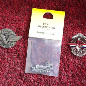 Limited stock pin badges