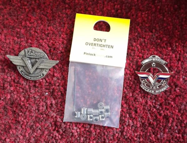 Limited stock pin badges