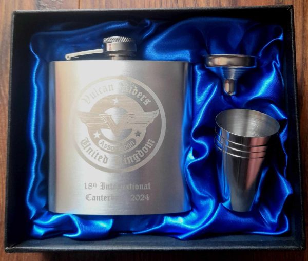 18th International UK Rally Hip Flask