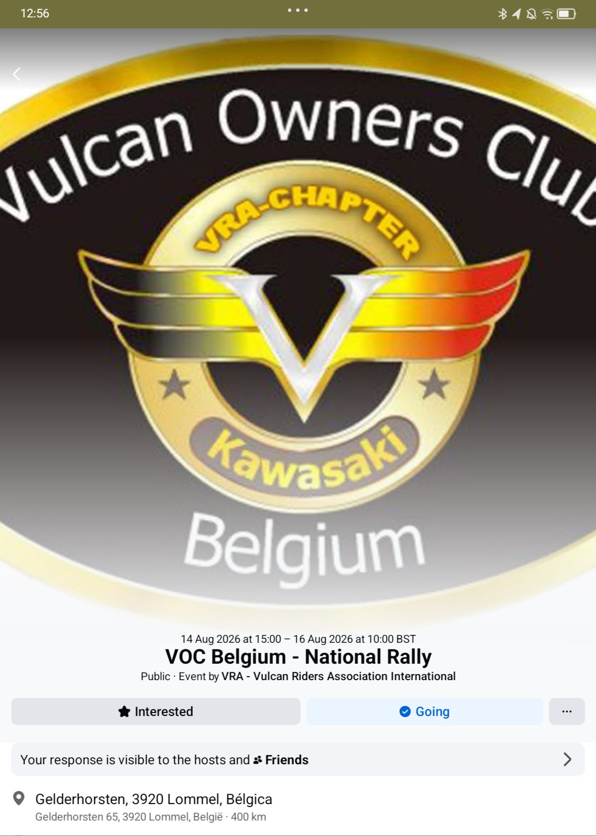 Vulcan Owners Club Belgium Rally